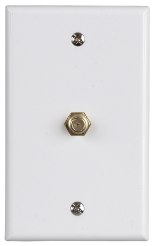 Zenith VW1001WJ1W Wallplate, White