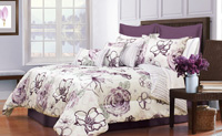 COMFORTER ANGELICA 7PC PURP KING