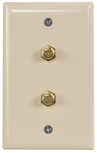 Zenith VW1001WJ2A Wallplate, Almond