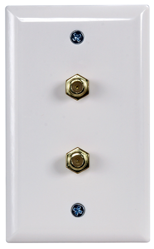 Zenith VW1001WJ2W Wallplate, White