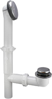BATH DRAIN ASSEMBLY PLASTIC WHT