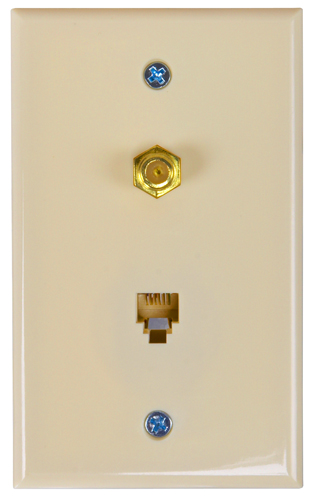 Zenith TW1002CPA Wallplate, Almond