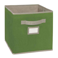 CLOSETMAID DECO FAB BIN GREEN