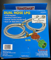 BAYOU DUALHOSE REGULATOR KIT 36"