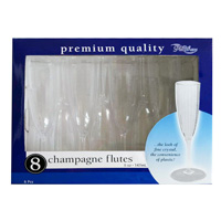 CHAMPAGNE FLUTE 8PK