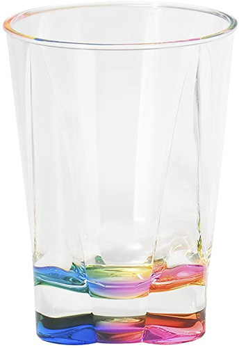 CRYSTAL TUMBLER RAINBOW 14OZ