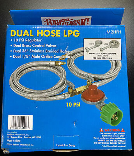 BAYOU DUALHOSE REGULATOR KIT 36"