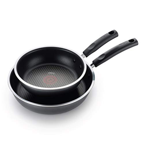 TFAL 2PC FRY PAN NON-STK BLACK