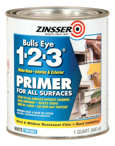 ZINSSER 02004 Primer, White, 1 qt