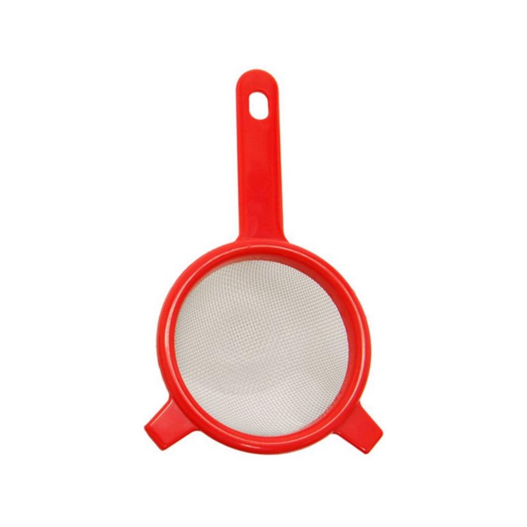 STARFRIT 4"" MESH STRAINER RED