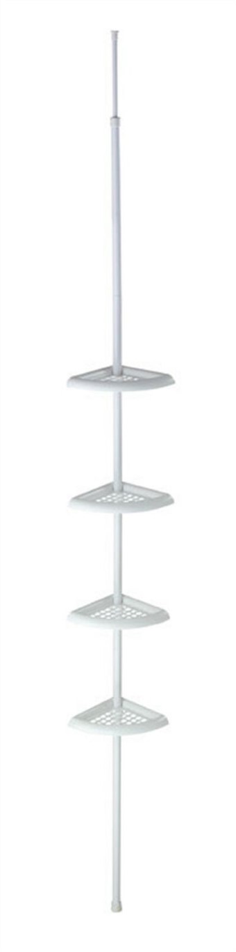 ZENITH POLE CADDY 4SHELF WHITE