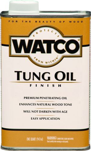 WATCO 266634 Tung Oil, Natural, 1 qt Can