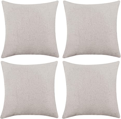 AMER LINEN 18" SLD CUSHION COVER