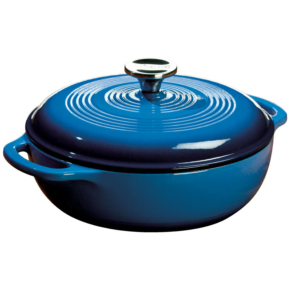 DUTCH OVEN COLOUR ENAMEL BLUE