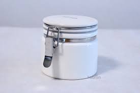 TEA CADDY WHITE