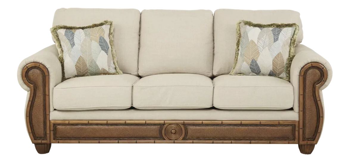 CC HOME KEY WEST PALM SOFA SAND