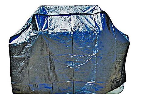 Omaha Grill Cover, Vinyl, Black