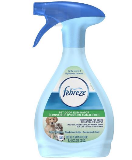 febreze 19755 Pet Odor Eliminator, 27 oz Bottle