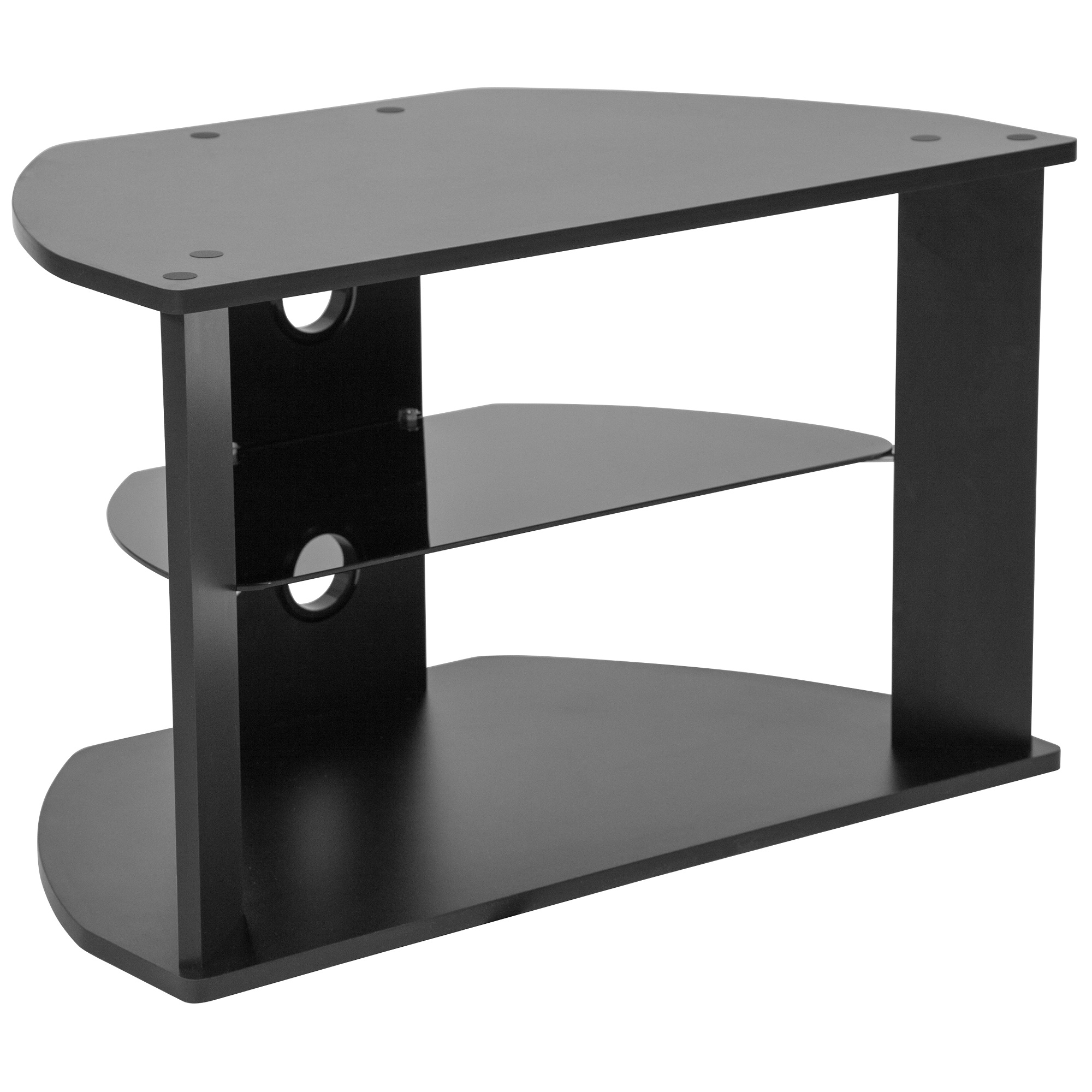 NORTHFIELD BLACK TV STAND W/GS