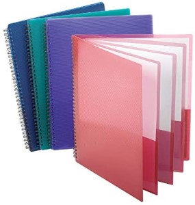 8 POCKET FOLDER ASST COLORS BAZI