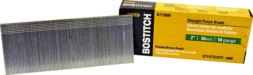 Bostitch BT1350B Brad Nail, 2 in L, 18 ga, Coated