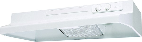 Air King Designer DS DS1303 Range Hood, 30 in W, 12 in D, 6 in H, Steel