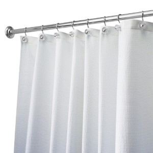 InterDesign EVA Printed Shower Curtain - White 72x72in 1Pk BP Floral
