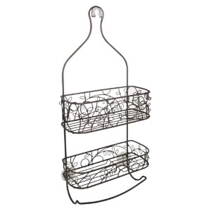 InterDesign Twigz Shower Caddy Bathroom Shelves for Shampoo, Conditioner and