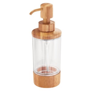 FORMBU SOAP PUMP CLEAR BAMBOO