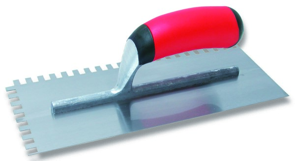 Marshalltown QLT Series 15672 Trowel, 11 in L, 4-1/2 in W, Square Notch, 1/4