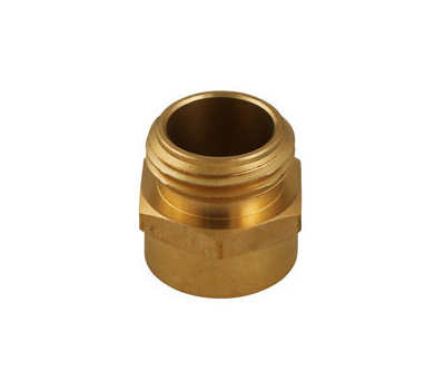 Plumb Pak PP850-52 Hose Adapter, 3/4 in MHT x 3/4 in FIP, Brass