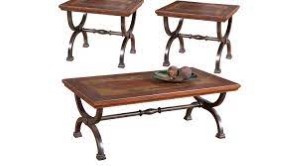 SEAN BROWN 3PC TABLE SET CHERRY