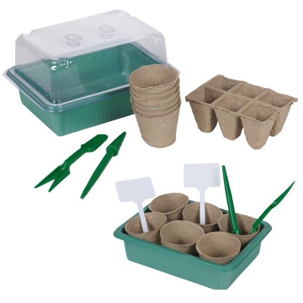 MINI START TRAY SET SEEDS 17PC