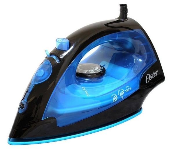 OSTER STEAM IRON SOLEPLATE AQUA