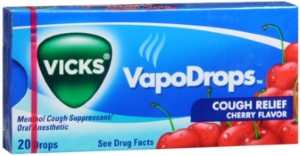 VICKS VAPOR DROPS CHERRY 20'S