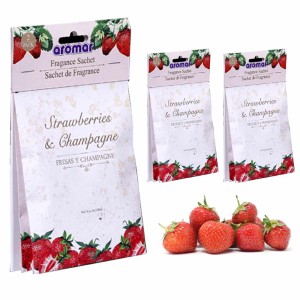 FRAGRANCE SACHET STRAW/CHAMP 2PK