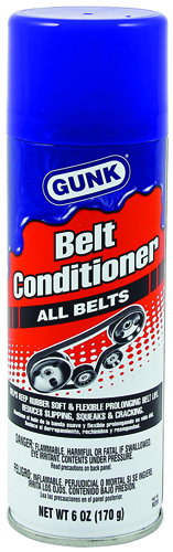 GUNK M206 Belt Conditioner, 6 oz Aerosol Can