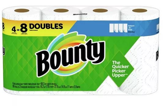 BOUNTY PAPER TOWEL 4PK