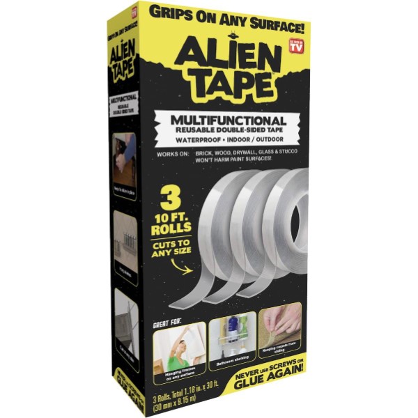 ALIEN TAPE CLEAR WATERPROOF 10FT