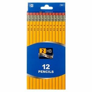 BAZIC #2 YELLOW PENCIL 12PK