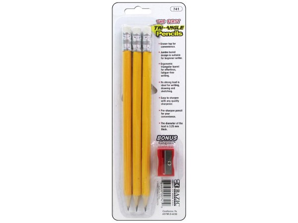 BAZIC #2 TRIANGLE JUMBO PENCIL