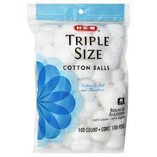 COTTON BALLS TRIPLE SIZE 100B