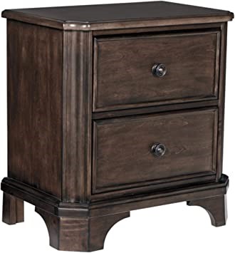 ADINTON NIGHTSTAND 2DR BRN QUN