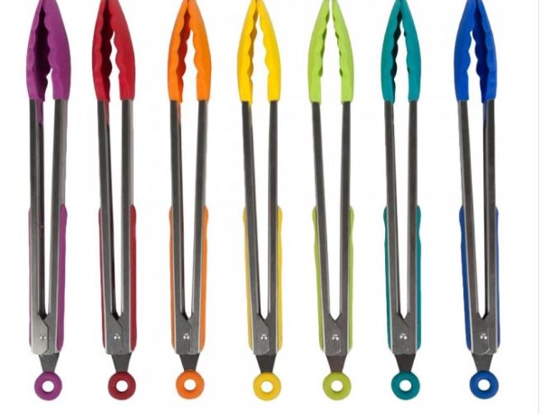 SILICONE TONGS ASSTD