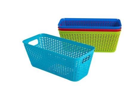 BASKET LONG RECT 4COLORS