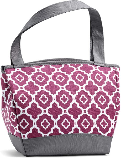 HYANNIS BAG NAVY PINK IKAT