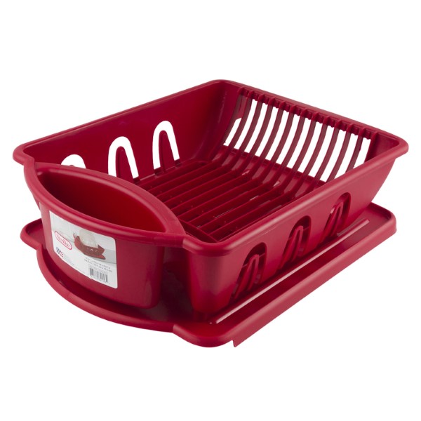 STERILITE 2PC SINK SET CLASS RED