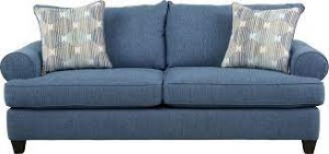 KENSHAW II ESPRESSO SOFA/TP BLUE