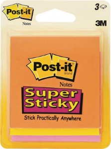 Post-it Marrakesh 3321-SSAN Super Sticky Notes, 45-Sheet, Neon