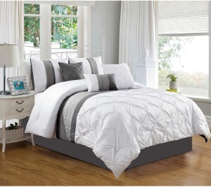 COMFORTER 7PC TROUSSEAU KING WHT